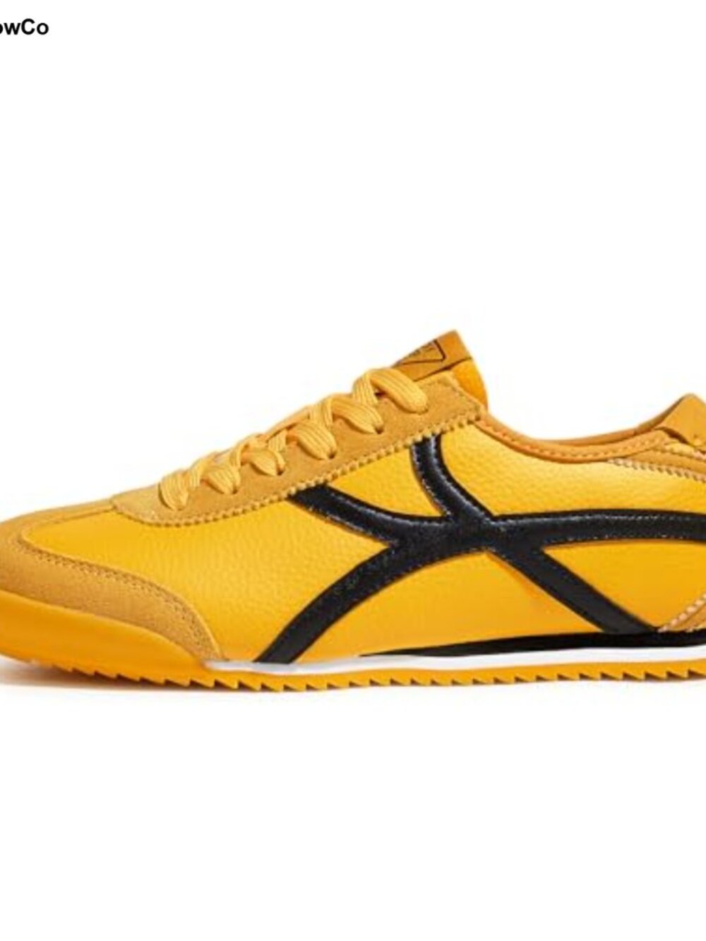 Retro Trainer Style Walking Sneakers for Women Men - Faux Leather Suede Non-Slip